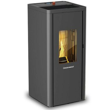 KAMIN NA PELET CENTROPELET A-10B 3,7kW-8,3kW CRNI