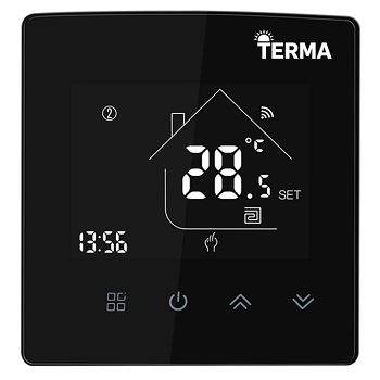 TERMOSTAT ZA PODNO GRIJANJE TERMA ST-06, WI-FI, DIGITALNI, CRNI  G627780
