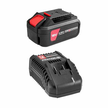 PRAKTIK PTQ125 SET BATERIJA 4,0 AH, PUNJAČ