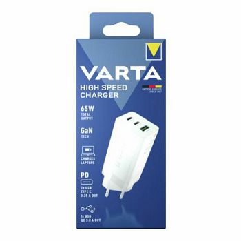 PUNJAČ VARTA BRZI 2 X USB C + USB A