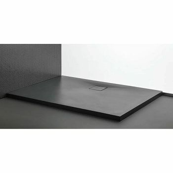 TUŠ KADA MOONWALK 100x80, LIJEVANI MRAMOR ANTRACIT