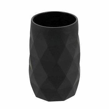 TEND.61138103 ČAŠA BOLZANO ABS/GUMA, CRNA