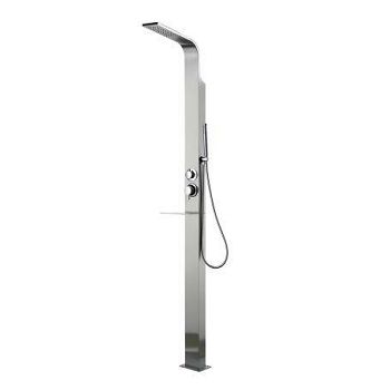 TUŠ VANJSKI INOX S MIJEŠALICOM 216 CM  