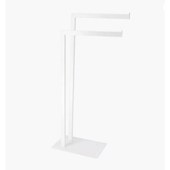 TEND.96151100 DRŽAČ RUČNIKA SA 2 PREČKE, METALNI, BIJELI