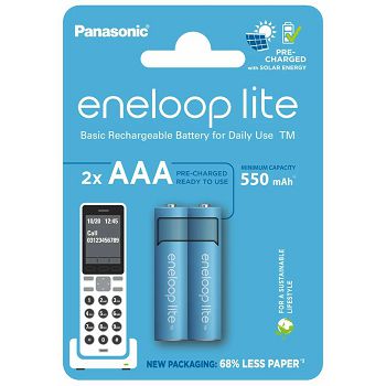 ENELOP PANASONIC BATERIJE AAA 850MAH 2/1