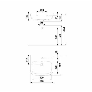 UMIVAONIK DEEP 50X45 CM 1036.6
