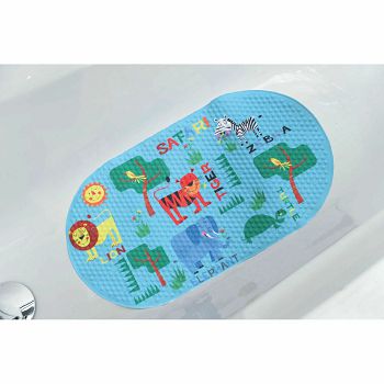 TEND.721425 PODLOGA ZA KADU 69x39 cm, PVC/POLYESTER, SAFARI, CHILDISH