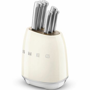 SET NOŽEVA U BLOKU SMEG KBSF02CR SMEG KREM