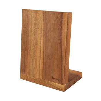 DRVENI STALAK ZA NOŽEVE, MAGNETNI, DRVO AGACIJA, 18*23*2 CM  GRILL KING