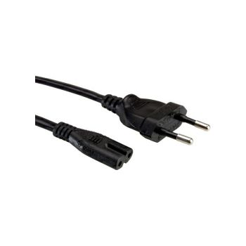 KABEL NAPONSKI 2-POLNI ROLINE VALUE 3.0 MET CRNI