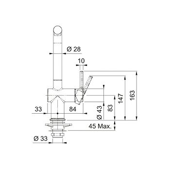 SLAVINA FRANKE IT ACTIVE PLUS L-D KROM/KAMENO SIVA