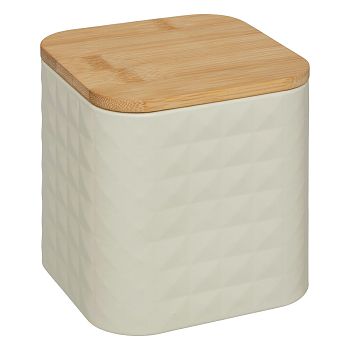 DOZA ZA NAMIRNICE SENSIA M,  METAL/BAMBUS sort boja