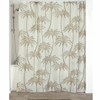 TEND. 1205750 ZAVJESA ZA KADU S INTEGRIRANIM ALKAMA 180x200, POLIESTER, MIAMI VIBES