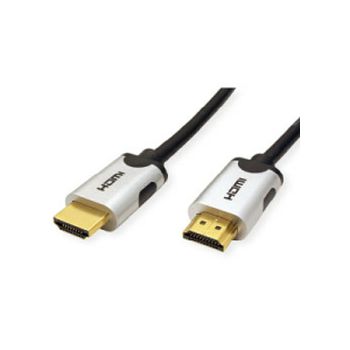 KABEL HDMI ROLINE VALUE 10K ULTRA HIGH SPEED KABEL V2.1, M/M, CRNI, 1.0 MET