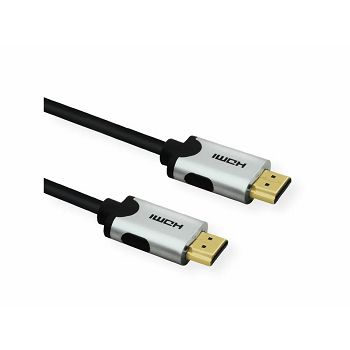 KABEL HDMI ROLINE VALUE 10K ULTRA HIGH SPEED KABEL V2.1, M/M, CRNI, 1.5 MET