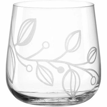 ČAŠE SET  BOCCIO VODA /SOK S DEKORACIJOM 400 ML 2/1