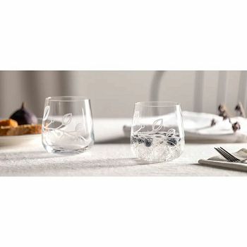 ČAŠE SET  BOCCIO VODA /SOK S DEKORACIJOM 400 ML 2/1