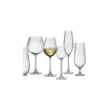ČAŠE SET  VODA/SOK COLUMBA OPTICAL 580ml  6/1 Bohemia Crystal