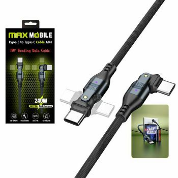 KABEL MAXMOBILE TYPE C-TYPE C AO4 QC 240W 1,2M