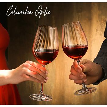ČAŠE SET  VINO COLUMBA OPTICAL 500ML 6/1 Bohemia Crystal
