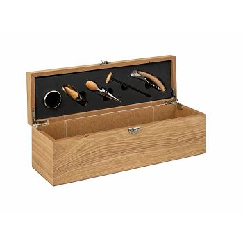 SOMMELIER SET 5-DIJELI U DRVENOJ KUTIJI