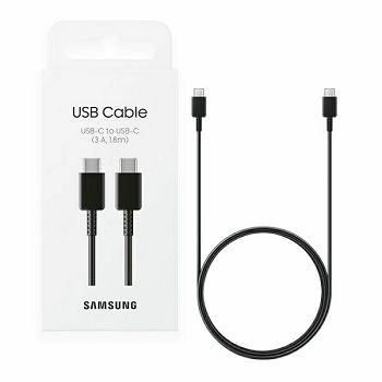 KABEL SAMSUNG DATA EP-DX310JBEGEU Type C-Type C,3A,1.8m,crni