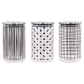 POSUDA STAKLENA DECO 1000mL sort