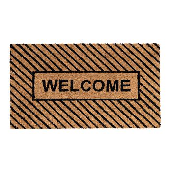 OTIRAČ COCCO 70X40 CM NA CRTE WELCOME