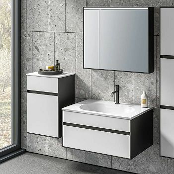 KUPAONSKO OGLEDALO TO 70 BLACK, LED, SW, S  546490