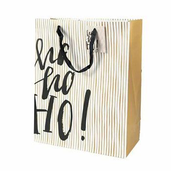 VREĆICA BOŽIĆNI MOTIV 32cm HO HO HO 