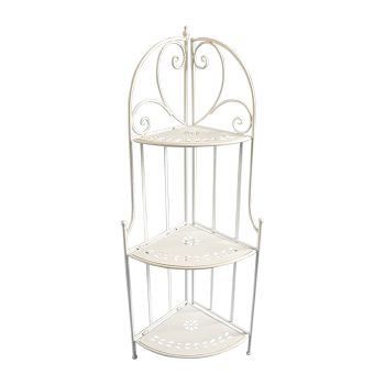 STALAK - POLICA CORTE KUTNA DEKORATIVNA METALNA 30x30x120cm 