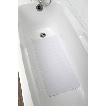 TEND.7219100 PODLOGA ZA KADU 34x74 CM, GUMENA, BIJELA