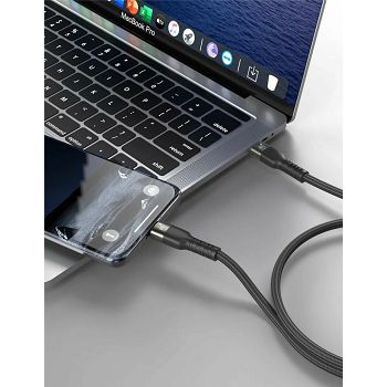 KABEL SWISSTEN DATA VIDEO, USB-C/USB-C, USB 4.0/8K/240W 40 GB/S, 1,5 MET CRNI