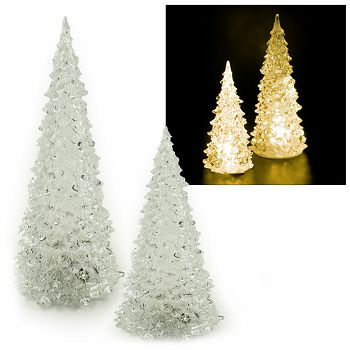 BOŽIĆNA DRVCA SET S LED SVJETLOM 12x5,5 cm 2/1