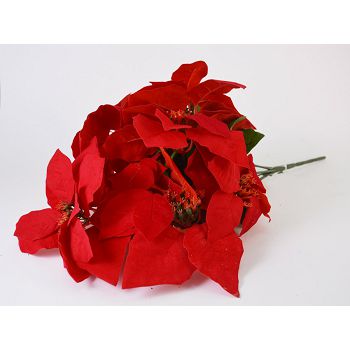 BOŽIČNA ZVJEZDA BUKET 47cm CRVENA