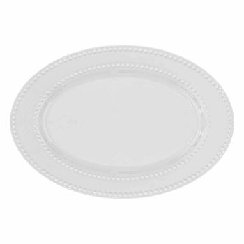 TANJUR OVALNI  PEARL 23X33 CM, PORCULAN