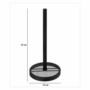 DRŽAČ KUHINJSKIH RUČNIKA MAYAJ METAL CRNI