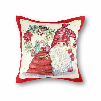 JASTUČNICA BOŽIČNA KISS 45 x 45 GOLD VILENJAK S DAROVIMA