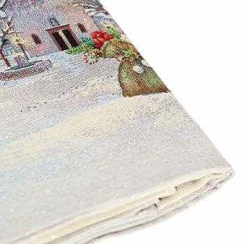 NADSTOLNJAK BOŽIČNI JOY 45 x 140 GOLD DJED BOŽIČNJAK U ZIMSKOJ NOĆI