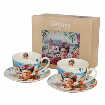 ŠALICE SET PORCULAN 2/1 270 ML U POKLON KUTIJI MEXICAN ART