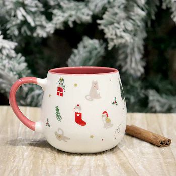 ŠALICA NB BOŽIĆI MOTIV 400ml porculan