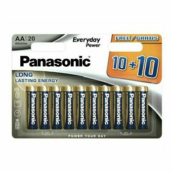 PANASONIC BAT LR6EPS/20BW 10+10F PAK