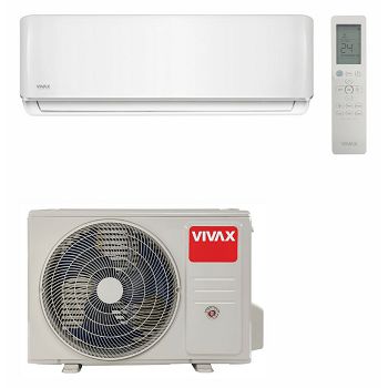 KLIMA UREĐAJ VIVAX ACP-12CH35AERI+ R32 RED 3.52kW/3,81kW KOMPLET*