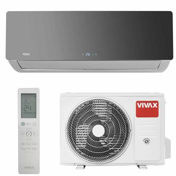KLIMA UREĐAJ VIVAX ACP-12CH35AERI+ R32 SILVER MIRROR 3,52kW/3,81kW KOMPLET*