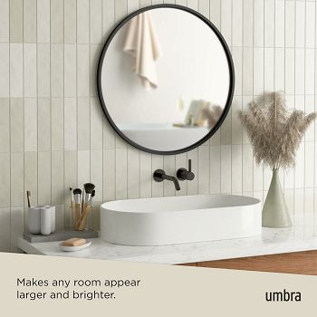 OGLEDALO HUBBA 61cm crno UMBRA