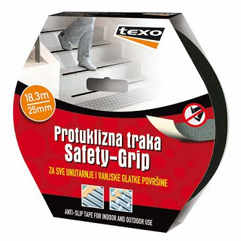 TRAKA PROTUKLIZNA 25 MM CRNA "TEXO"