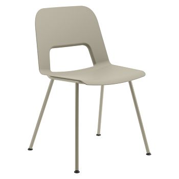 STOLICA KYRA  PP/METALNE NOGE 53,5x50x80,5cm TAUPE