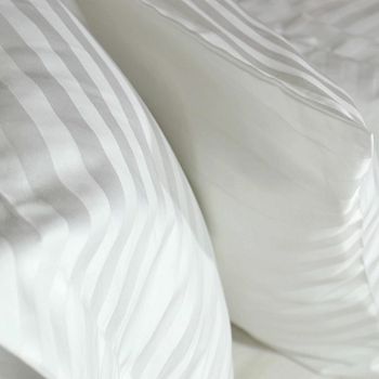 SET JASTUČNICA SATEN 20 MM PAK-2 DOTA 40x60x2 RUB BIJELA