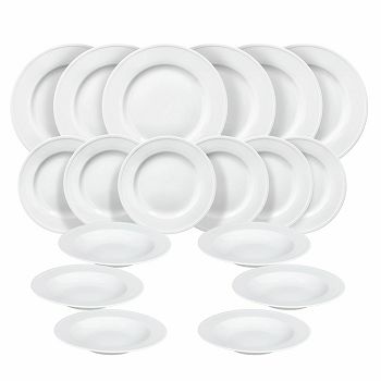 SERVIS ZA JELO MILANO BIANCO 18 DJ porculan