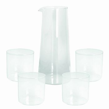 SET ČAŠA I VRČ LYRA TRASPARENTE 330ml + 1500ml  6/1